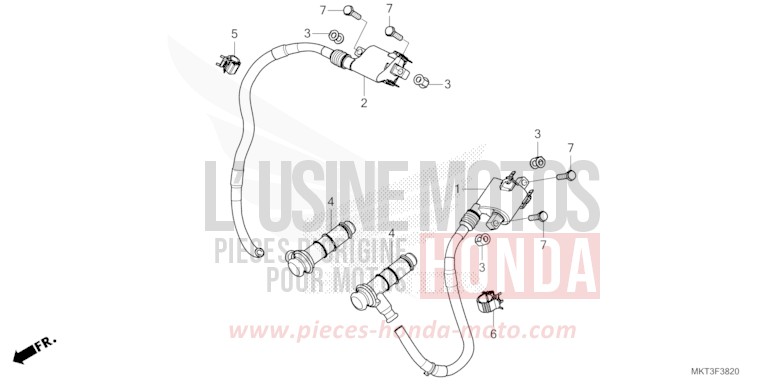 IGNITION COIL for X-ADV 750 GRAND PRIX RED (R380) from 2021
